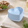 thumbnail image 4 of 10pcs Heart Shaped Dinner Plates Dinnerware Dishes Set 6.1 Inch Food Plate Saucers Tray Fruits Snack Bowls, 4 of 6