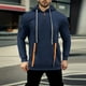 thumbnail image 1 of pstuiky camisa de manga larga para hombre, Sudadera holgada de manga larga con capucha y hombros caídos para hombre camisetas de hombre s, 1 of 7