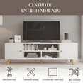 thumbnail image 2 of Centro de Entretenimiento Elly Decor Beige 2 Puertas 3 Espacios de Almacenamiento, 2 of 7
