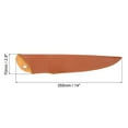 thumbnail image 2 of Uxcell 14" PU Leather Chef Knife Sheath Cover Sleeves Knives Edge Guard, Brown 3 Pack, 2 of 6