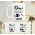 thumbnail image 7 of GIFAMI Mother Gifts, Mom Birthday Mother's Day Chrismas Gifts Idea for Women, Mom Coffee Mug (Mom At Least You Don't Have Ugly Children, 15oz. Light Blue Accent Mug), 7 of 7