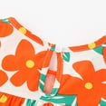 thumbnail image 4 of Vestidos De Niña Pequeña Vestido De Verano Manga con Volantes, Vestido De Túnica De Verano De Playa 3-7 Años,100cm, 4 of 6