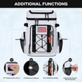 thumbnail image 5 of Backpack Cooler,Soft Lightweight Leakproof Cooler Backpack,35 Can Insulated Cooler Bag,Keeps 35 Cans Hot/Cold for Up to 16 Hours,Waterproof Lunch Bag for Men Women-Black, 5 of 8