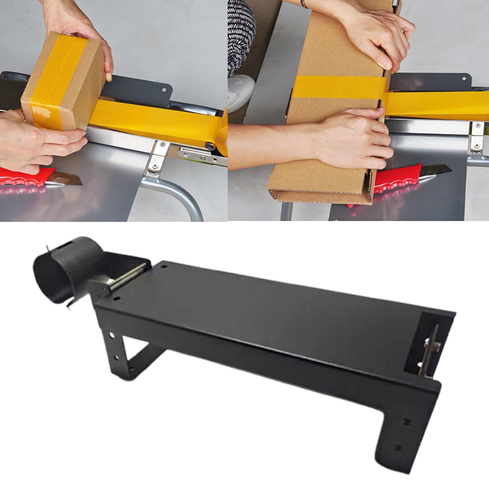 figatia Desktop Package Roll Tape Dispenser Parcel Hand Packing Machine, Packaging, Parcel ,Manual Sturdy Tabletop Roll Tape Cutter