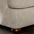thumbnail image 5 of Furniture of America Sibbey Traditional Cream Chenille Padded Loveseat by, 5 of 5