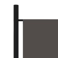 thumbnail image 5 of vidaXL 4-Panel Room Divider Anthracite 200x180 cm, 5 of 5