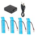 thumbnail image 4 of Kit De Batería De Helicóptero RC, Alta Capacidad, 58,5 Mm De Longitud, Helicóptero RC Ligero, Baterías De 520 Mah, 4 Piezas Para Mantenimiento, 4 of 8