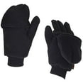 HotHands Heated Fleece Glove / Mittens (Black, Medium/ Large)