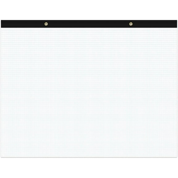 Large Engineering - 22" x 17" Grid Paper Notepad, 4"x4" Blue Grid 100 Sheets/200 Pages Paper for Engineer Architect Designer Mathematician Draftsman