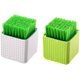 thumbnail image 1 of Paquete de 2 cepillos de silicona para lavandería, cepillo de lavado multiusos para el hogar, cepillo de fregado de doble uso para ropa interior, zapatos, herramienta de limpieza suave de plástico, 1 of 6