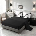 thumbnail image 4 of Manfei Aesthetic Abstract Artwork Queen Bedding, Watercolor Painting Bedding Comforter Set Queen, Black White, Black Reversible 7 Pieces, 4 of 6