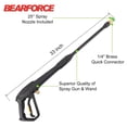 thumbnail image 2 of Pistola pulverizadora de agua BEAR FORCE 1900 PSI M22 Inlet, 2 of 8