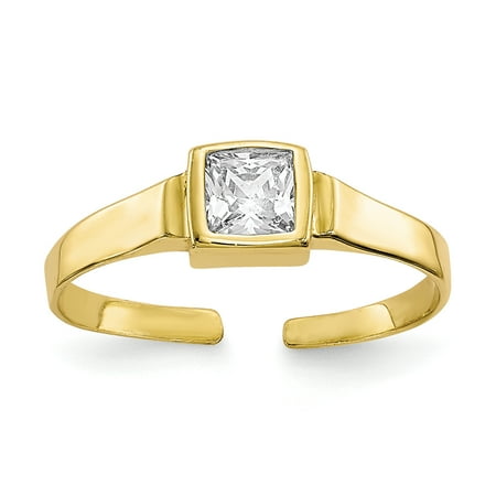 10K Yellow Gold Women's Toe Ring
