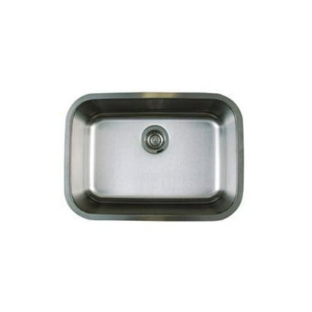 - blanco bl441025 stellar medium single bowl undermount sink, refined brushed