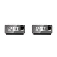thumbnail image 3 of Matsuzay Reloj Digital alimentado por , reemplazo de funcionamiento silencioso, pantalla de fecha de 180 grados, relojes para dormir junto a la Type2 NO2, 3 of 6