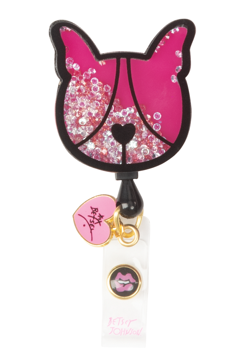 Betsey Johnson Retractable Badge Reels Color Puppy