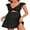 Black, variant on Asoul Maternity V Neck Oner Piece Cutout Modest Swimwear for Womens Ruched Pregnancy Swimdress Bathing Suit