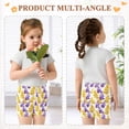 thumbnail image 3 of joogoo Lavender Flowers Autumn Girls Lined Shorts Bike Dance Bottoms 8Y, 3 of 7