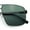 Black - Green, variant on Mens Thin Metal Rim Spring Hinge Air Force Rectangle Officer Gentleman Sunglasses [All Black]