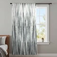 thumbnail image 3 of Sage Green Grey Vintage Semi Sheer Curtains Drapes for Living Room, Bedroom, French Doors Window 108 Inches Long, Retro Abstract Art Rod Pocket Chiffon Curtain Drapery Voile Draperies Panel, 3 of 8