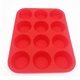 thumbnail image 2 of Moldes de silicona cubiertos de chocolate, juego de 24 tazas de moldes de galletas de chocolate para hornear, moldes redondos de silicona para galletas de sándwich, magdalenas, magdalenas, pudín, 2 of 5