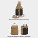 thumbnail image 3 of Mochila multifuncional para acampar Bolso bandolera con hebilla desmontable (marrón), 3 of 9