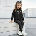 thumbnail image 5 of WOYY Toddler Girls Outfits Italy Printed Pullover Sweatshirt and Leggings Sweatsuits, 5 of 5