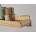 thumbnail image 3 of Duraline  2011525 Floating Photo Shelf Natural Pine 24', 3 of 4