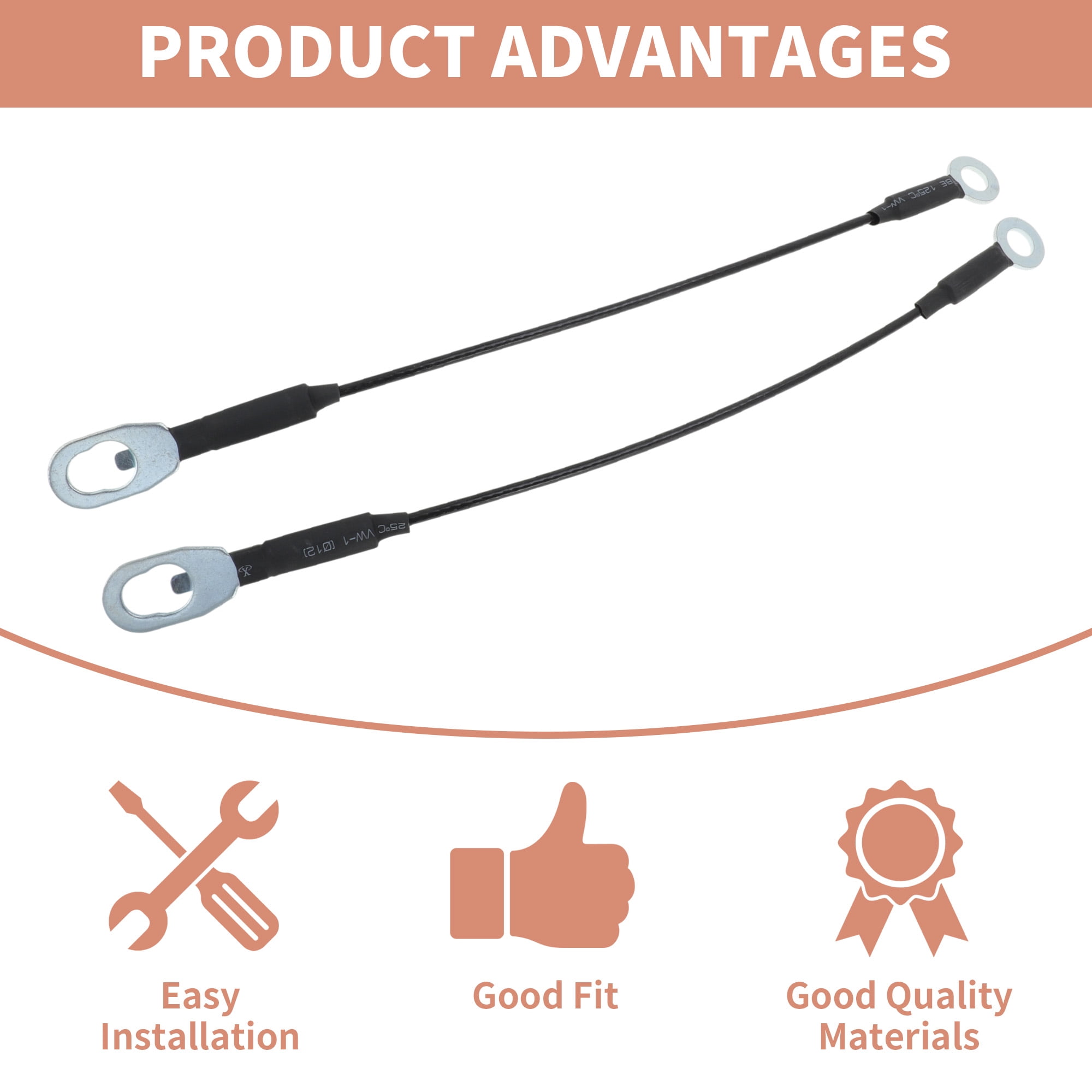 Unique Bargains No.90460EA80A/90460EA800 Tailgate Support Cable for Nissan Frontier