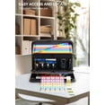 thumbnail image 4 of shiyou-ABC Life Important Document Organizer Folio - Fireproof Coating, 13-Pocket Accordion File With Handle & Labels - Expandable for Letter/A4 Size Files, Travel Documents, 4 of 4
