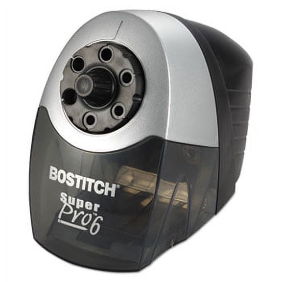 Bostitch Super Pro 6 Commercial Electric Pencil Sharpener, Gray/Black