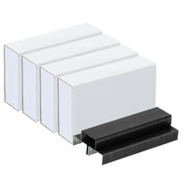 Uxcell Staples for Stapler, 4 Pack(1000Pcs Staples Per Pack) 26/6 Standard 1/4 Inch Length Staples Jam Free Black