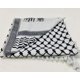 thumbnail image 2 of Palestine scarf, Keffiyeh, Arafat Hatta, bred with tassels, Shemagh Keffiyeh Arab houndstooth100%, 2 of 2