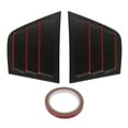 thumbnail image 1 of 2 piezas de rejilla de ventana lateral ABS resistente al desgaste para ventilación de aire cubierta de repuesto para Dodge Charger 2011-2021 negro blanco, 1 of 14