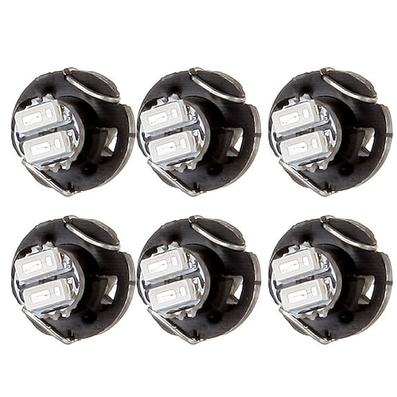 cciyu 6 x Blue 2-1206-SMD T3 LED Bulbs Neo Wedge Instrument A/C Lights T3-8mm Base Diameter / 39397-SA5-003 Fit 2001-2010 For Honda For Accord Odyssey (blue)