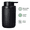 Black, variant on BosilunLife Soap Dispenser, 12oz Matte Ceramic Soap Dispenser, Wide Opening Design, Black Stripes Refillable Hand Soap Dispenser for Bathroom Countertop