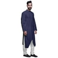 thumbnail image 3 of Atasi Cotton Long Kurta For Men Designer Clothing Button Down Solid Ethnic Kurtas, 3 of 4