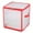 As Shown, variant on Christmas Tree Storage Box, Bauble Organizer, 64 Ornament Compartments with Transparent PVC Material, Round Design, Zip Closure, Durable and Easy to Use Decoration Storage Bag