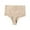 Beige, variant on Karight High Waisted Tummy Control Thongs Shapewear Strapless Core Body Shaper High Control Seamless Thick Thong