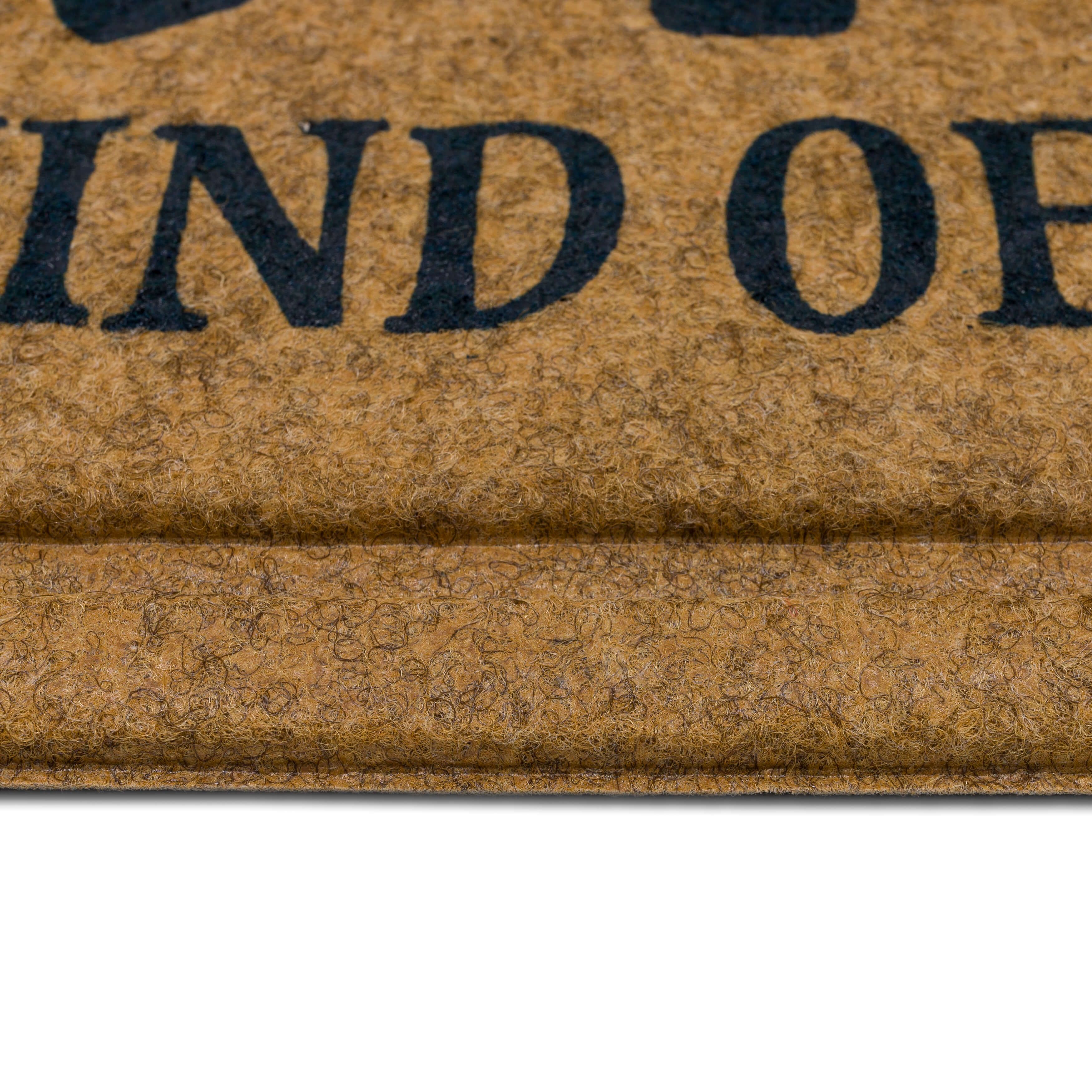 Mohawk Home We're Kind Of a Big Dill All Weather Low Pile Moisture Absorbant Doormat, Tan, 18" x 30"