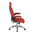 thumbnail image 2 of Avenue6OfficeStar FL27513C-U6 Executive Faux Leather Chair, Black Faux Leather, 2 of 3