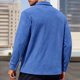 thumbnail image 3 of Ceisia Warm Fleece Mens Loose Fit Solid Color Button Down Shirt Jacket Gifts, 3 of 5