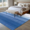 thumbnail image 4 of 6'x9' Area Rugs, Blue White Ombre Indoor Outdoor Area Rug for Living Room Bedroom, Modern Abstract Striped Lines Art Washable Bathroom Rugs Kitchen Floor Carpet Mats Home Decor Aesthetic, 4 of 8