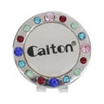 thumbnail image 2 of S SERENABLE Pocket Hat Clip with Golf Ball Marker Alloy Rhinestone Golfer Gift, 2 of 5