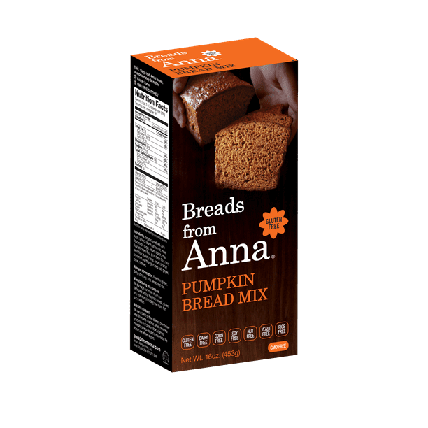 Breads From Anna GlutenFree Pumpkin Bread Mix