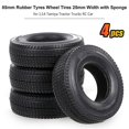 thumbnail image 3 of Rc Tractor Truck Wheel Tires 85mm Rc Tyre Set Car Accessories For 1:14 Tractor, 3 of 5