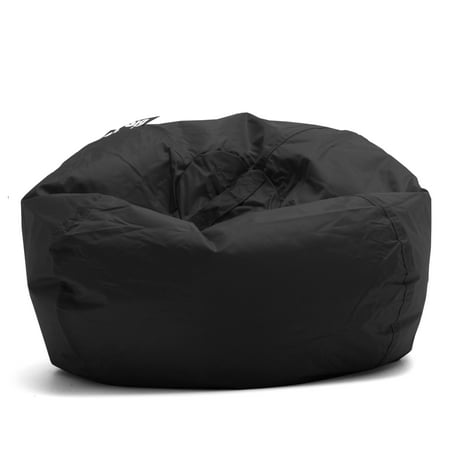 Big Joe Classic Bean Bag  Black SmartMax Fabric