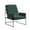 Green, variant on Dining Chairs Set,Modern Accents Chair Comfy Chair With Removable Cushion Vanity Chair With Wood Armrests For Living Room Bedroom White