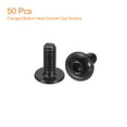 thumbnail image 3 of Unique Bargains Flanged Button Head Socket Cap Screws, 50 Pack M4x10mm 304 Stainless Steel Bolts, 3 of 5