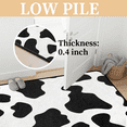 thumbnail image 2 of CURLYOOT Cow Print Area Rugs for Living Room Bedroom, 4' 10" x 6' 8" Washable Rug, Abstract Floor Carpet with Non Slip Backing for Dining Room Indoor, 2 of 6